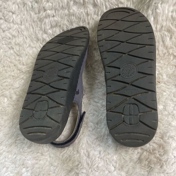 Mephisto Mobils leather gray straps sandals hook and loop Velcro straps EUR SZ40 - Picture 6 of 8